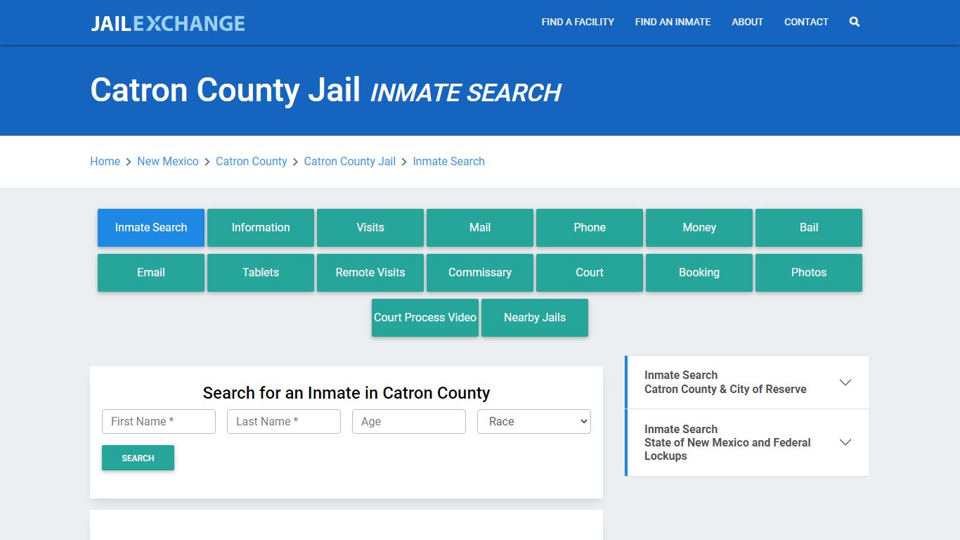 Catron County Jail, NM Inmate Search: Roster & Mugshots